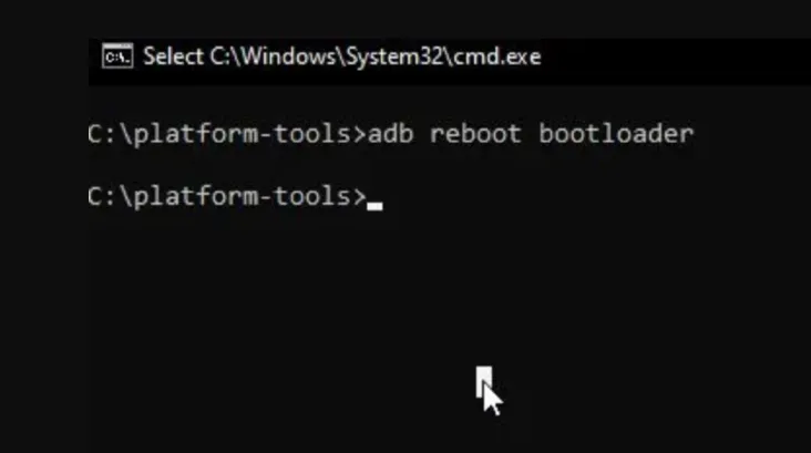 abd reboot bootloader