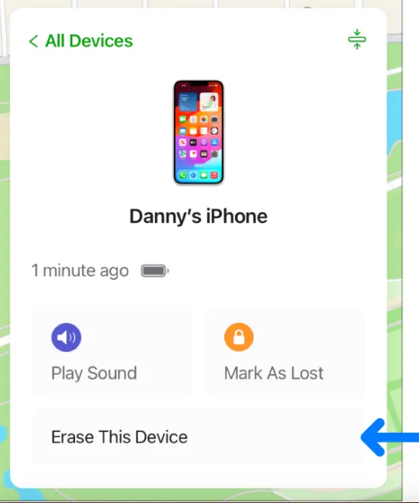 factory reset iphone