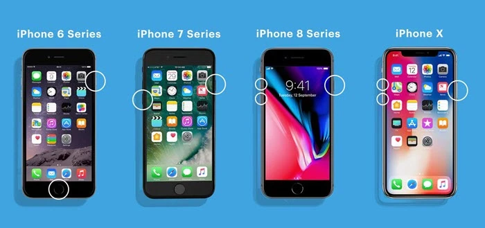 強制重啟iPhone