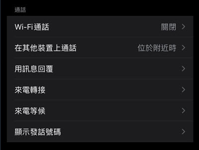 顯示發話號碼