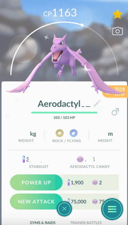 trading aerodactyl