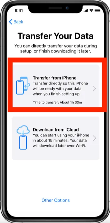 iphone quick start